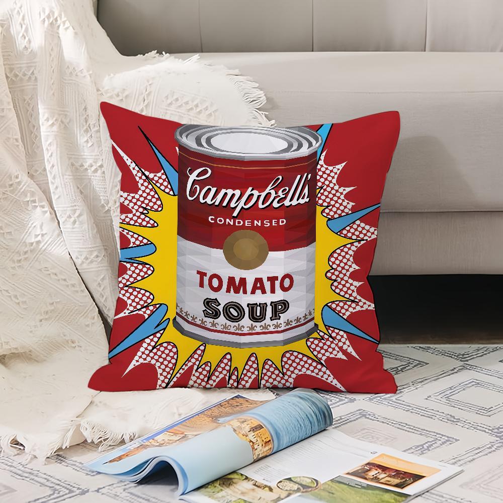 Artist A-Andy W-Warhol cushion cover Office Cushions Suitable For Sofa Car Bedroom Decorative Cushion Cover