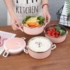 Portable Lunch Box Set Storage Warmer Lunch Container With Handle Stainless Steel Thermal Microwave Safe Salad Food Container