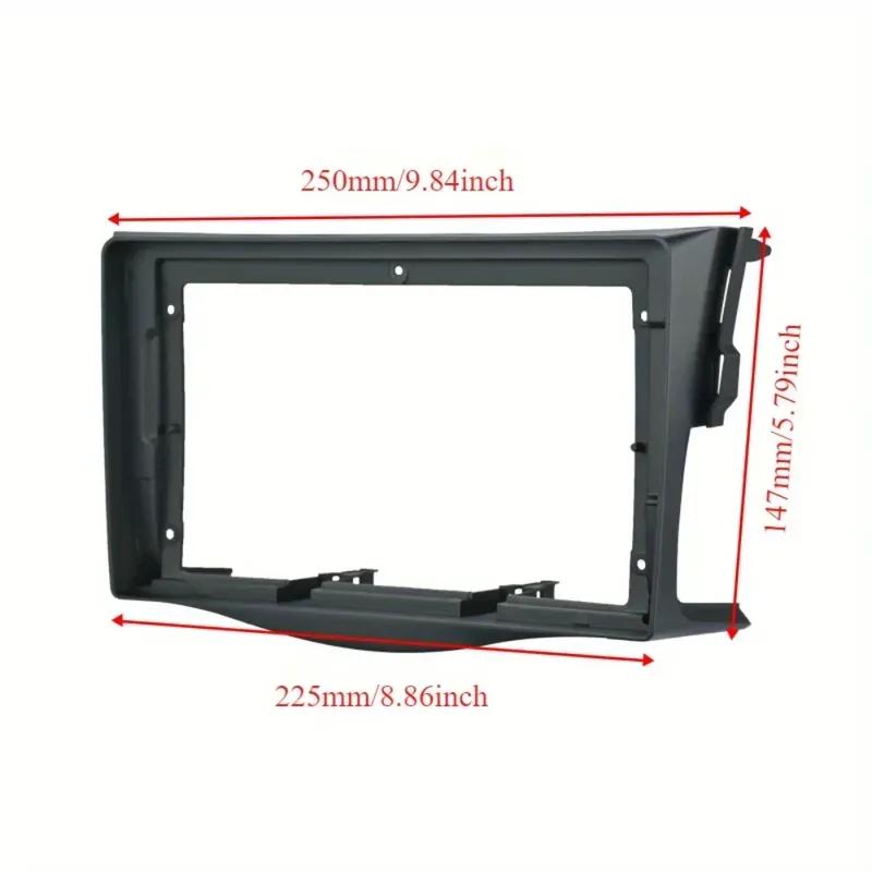 Autoradioblende Für TOYOTA RAV4 2007-2012 9 Zoll Passform Autoradio DVD Rahmen Kits Audio Einbau Adapter Panel Einbau-Montage