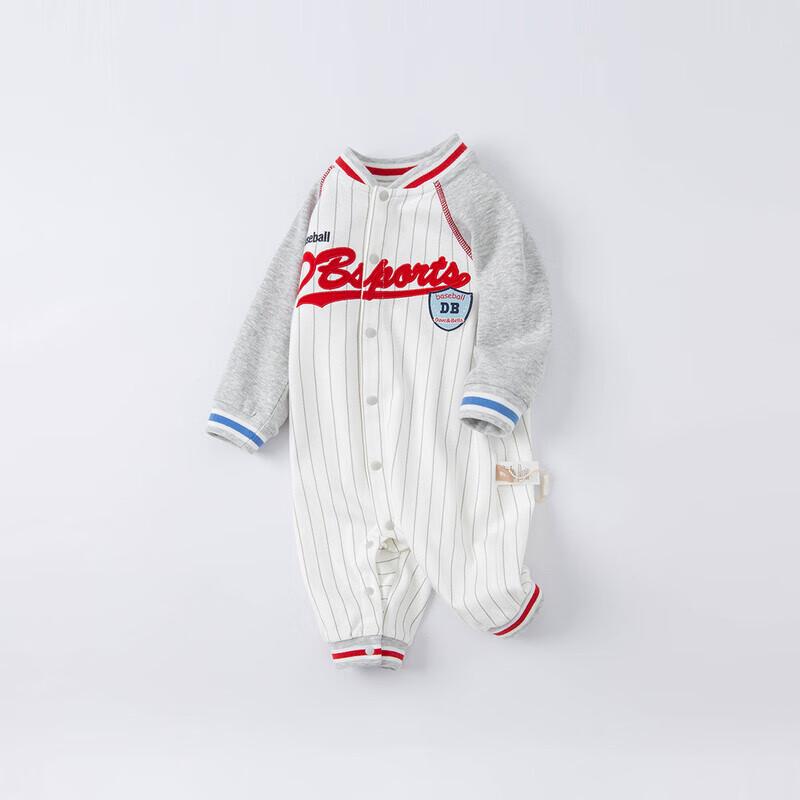 DAVE&BELLA Baby Boy Striped Romper 73