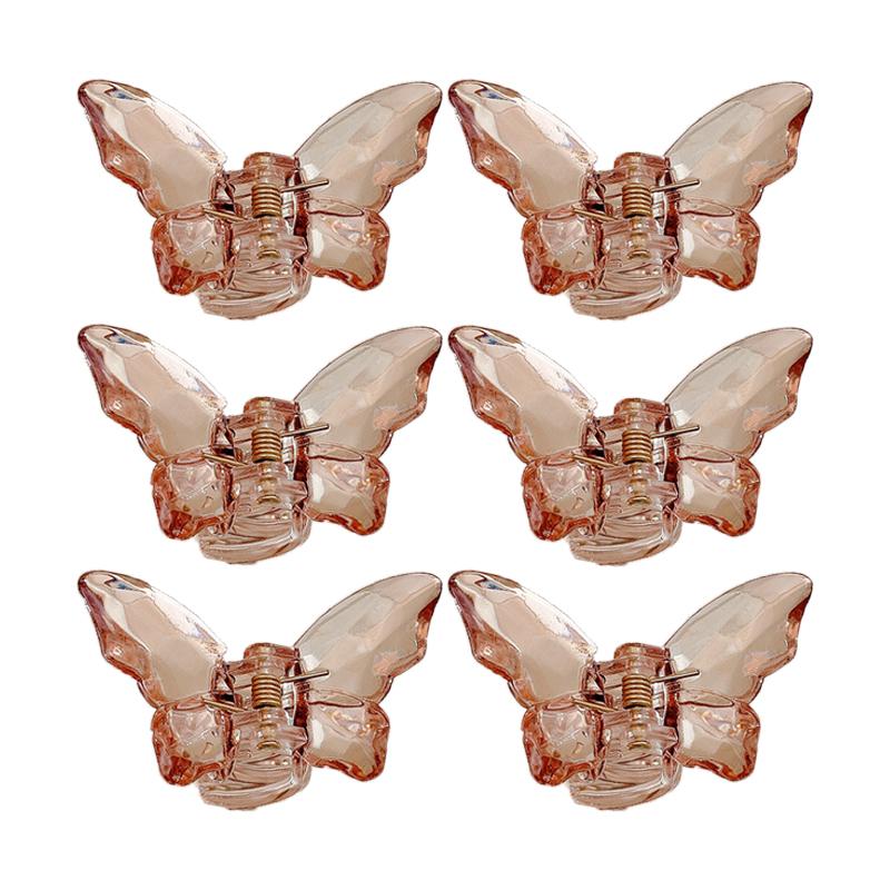 Jelly Colour Butterfly Hair Clip Women Korean Girl Group Fashion Shark Clip Hair Accessories