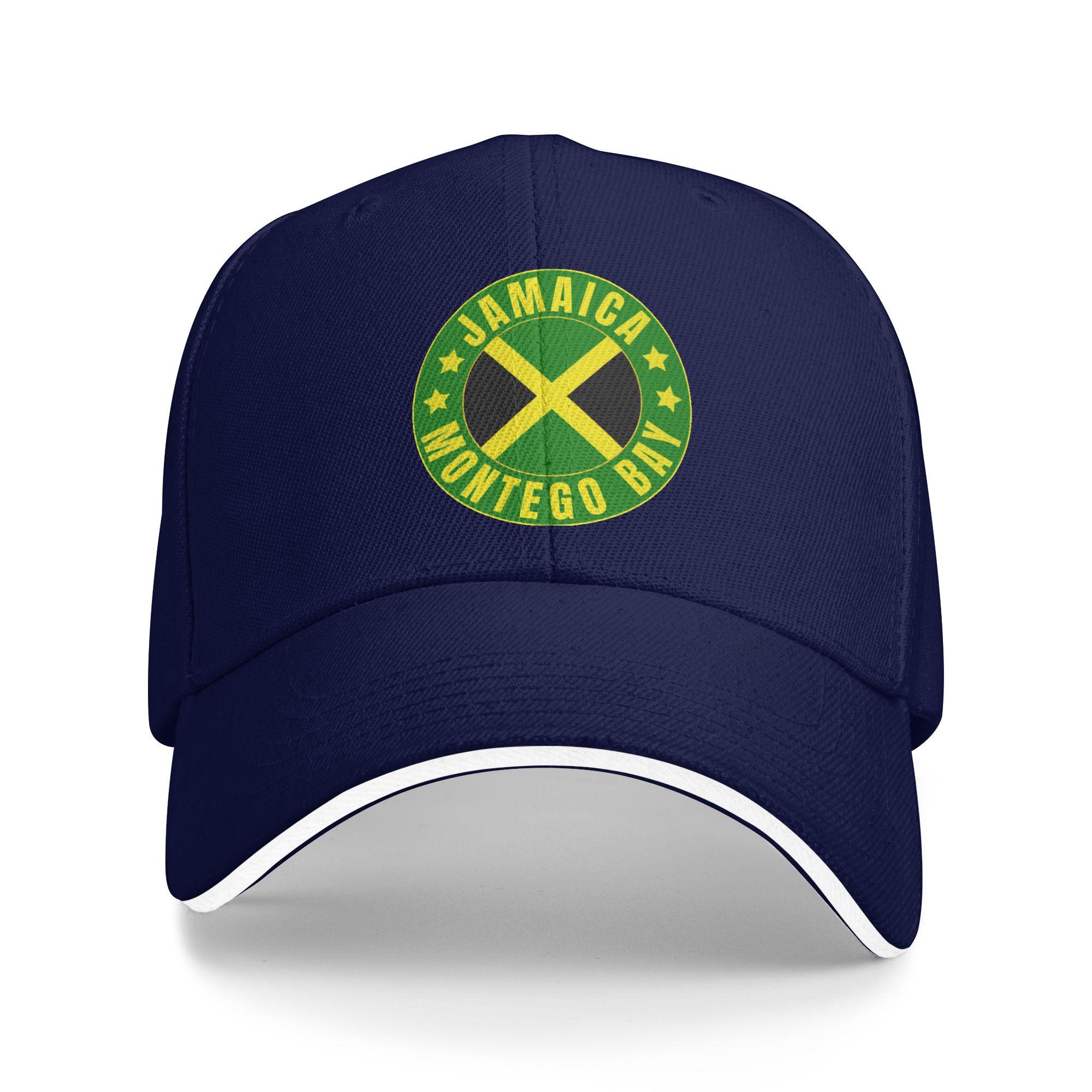 

Jamaica Montego Bay Sun Baseball Cap Summer Street Style Trucker Hat For Female Male Outdoor Sport Snapback Cap As Picture темно-синього кольору