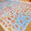 Japanese Cute Animal Jelly Stickers 3D Puffy Crystal Resin Decals for Children Reward Album Phone Decoration