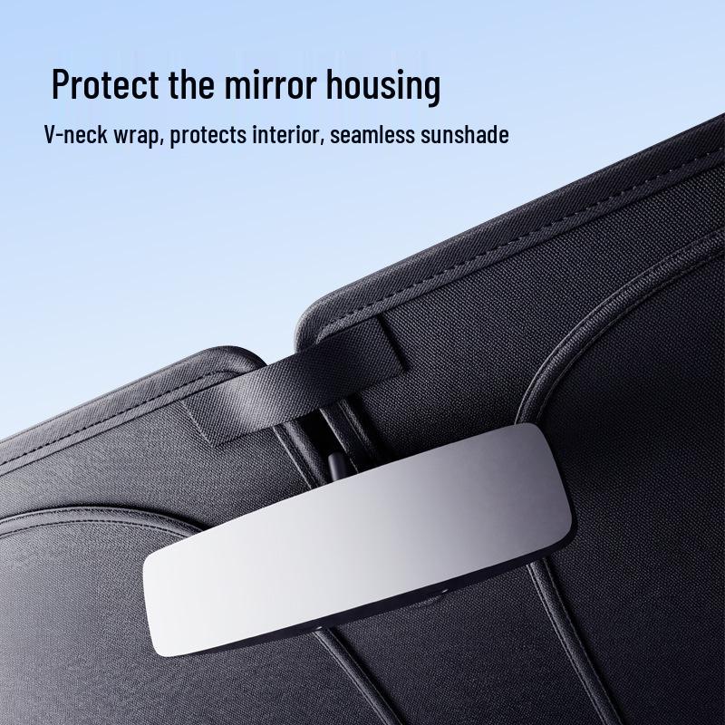 Parasole per Parabrezza Auto Anti-Riflesso con Colla Nera – Visiera Isolante Termico e Protettiva dal Sole