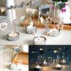 Tea Light Candle Holder Star Angle Rotating Carrousel Center Decorative Spinning Rotary Home Decor Holiday Atmosphere Lighting