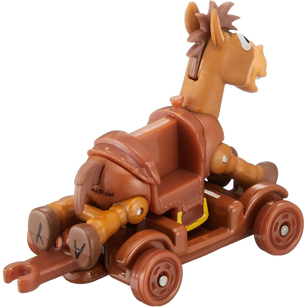 Tomica Dream Tomica Ride-On Toy Story TS-06 Bullseye & Cart Toy Vehicle Set