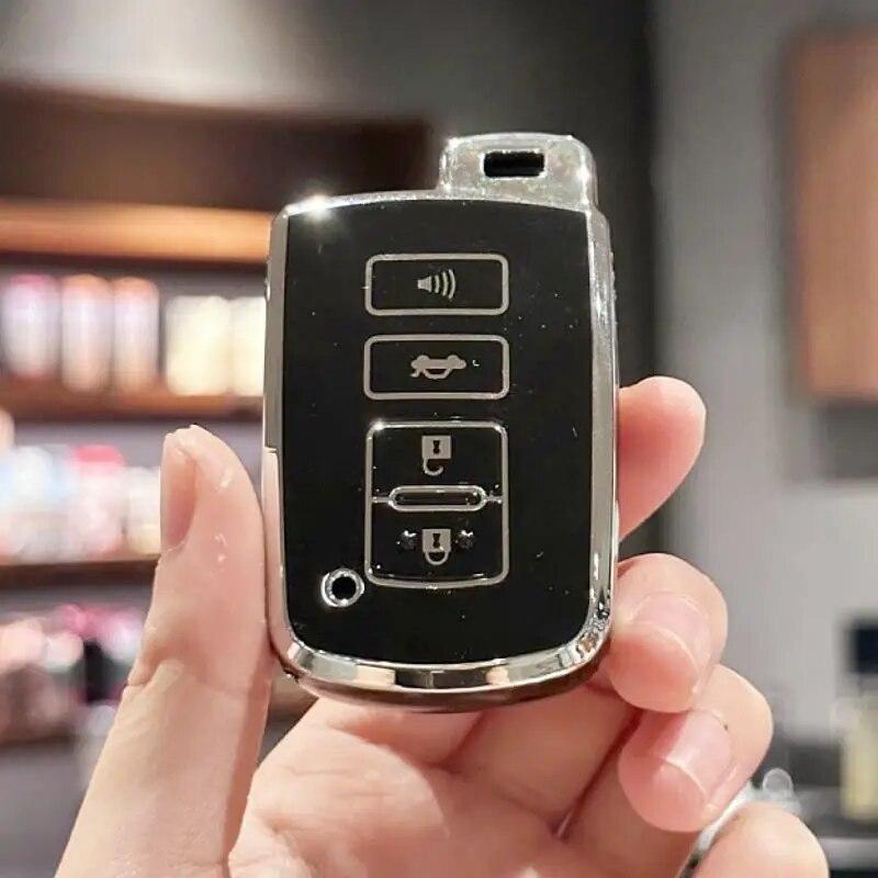 

Брелок для ключей, защитный корпус для Toyota Fortuner Tundra Camry RAV4 Highlander, умный держатель для ключей