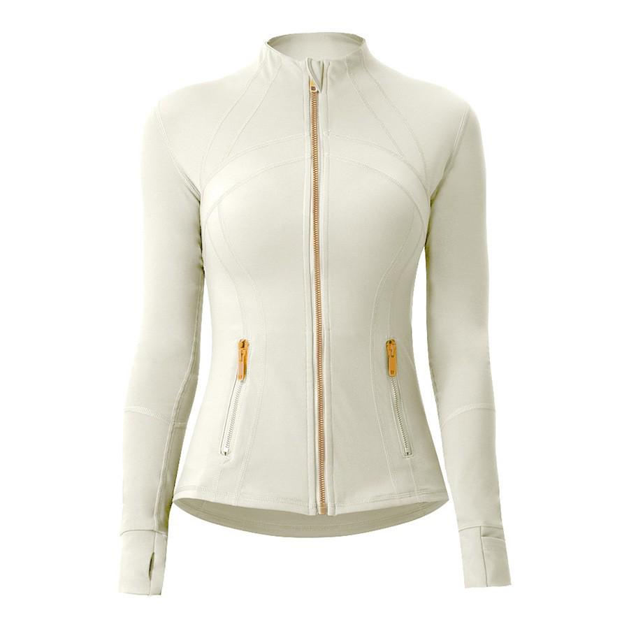 Women's Slim-Fit Double-Sided Brushed Yoga Jacket