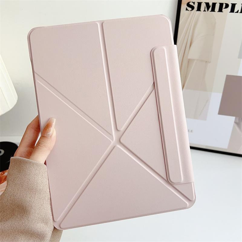 Voor iPad A16 11e 10e Generatie Hoes iPad Air 7 6 5 4 10,9 Pro 11 12,9 13 inch Mini 7/6 Funda Magnetische Afneembare Cover iPad A16 11th 2025 roze