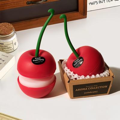 Roter Kirschfeuer-freier Aromatherapie-Räuchergefäß, Festbalsam mit Fruchtgeschmack. Duftsäckchen für zu Hause, Heimaromatherapie, Duftgeschenk