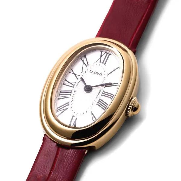[4° Riordino] Fantastico Orologio Ovale Coccodrillo Bordo