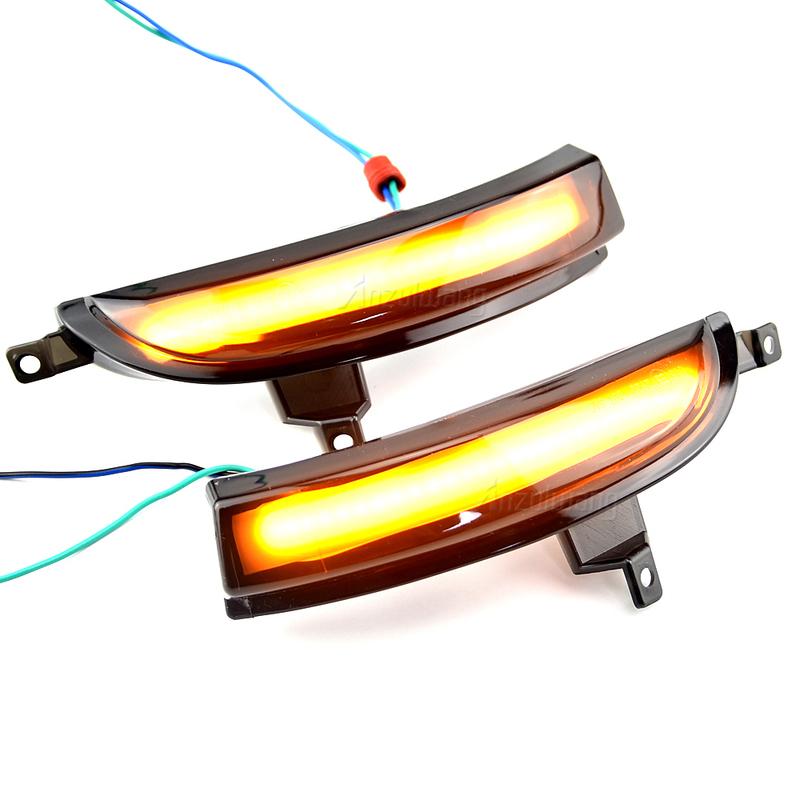 Dynamic Turn Signal For Renault Koleos HY 2011 2012 2013 2014 2015 2016 2017 1st Gen LED Strip Light Rearview Mirror Lamp
