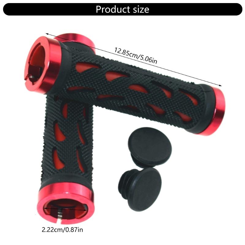 1 Paar Stoßdämpfende Weiche Mountainbike-Lenkergriffe Fahrrad-Gummiüberzug Lenkergriff Fahrrad-Handgriff