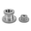 2pcs High&low Metal Transmission Gear  SIEG C2&C3-014G/024G JET BD-6 Metal Lathe Main Shaft Duplicate Double Gear