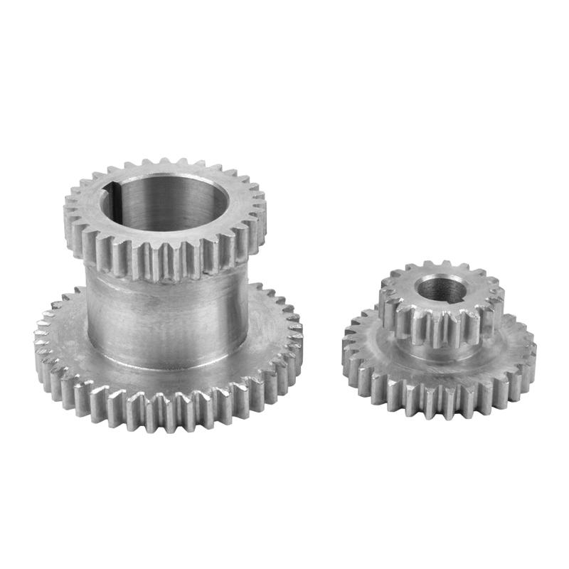 2pcs High&low Metal Transmission Gear SIEG C2&C3-014G/024G JET BD-6 Metal Lathe Main Shaft Duplicate Double Gear