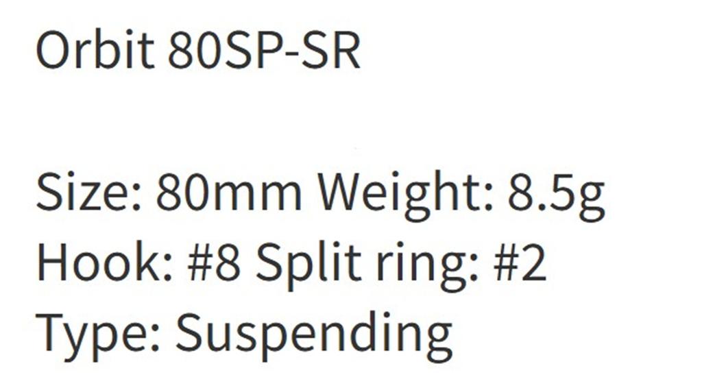 Zipbaits Orbit 80 SP SR Suspend Lure SR-316 (4905)