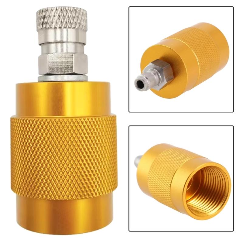 Fyllningsstationsventiler Laddningsadapter Till 5/8 Adapter 200bar Syrgastuber CO2 Snabbkopplingar Verktyg