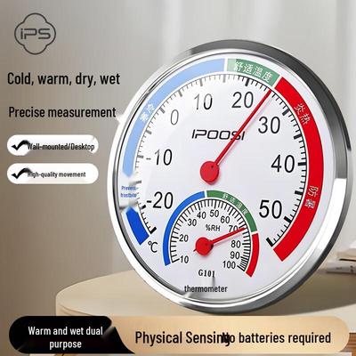 Baoshi Analoges Innenraumthermometer und Hygrometer