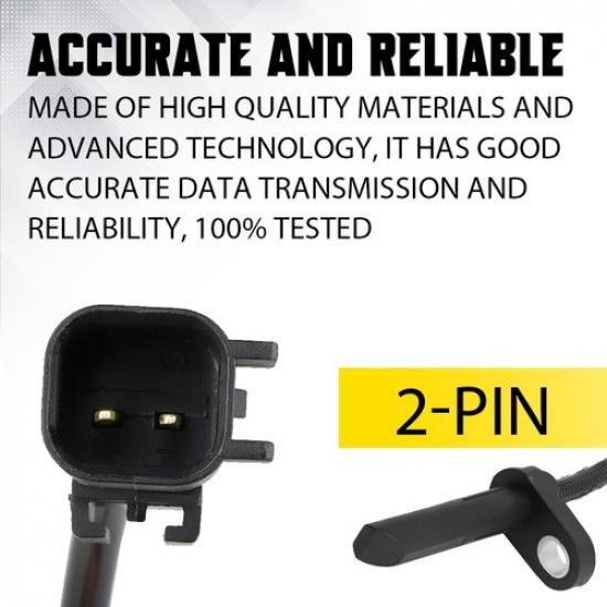 2Pc Rear ABS Wheel Speed Sensor For 2007-2016 GMC Acadia 2008-2017 Buick Enclave