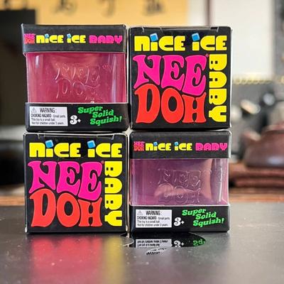Needoh Nice Cube Sensory Stress Reliever Fidget Tool for Anxiety & Focus Desk Sensory Cube for Adults & Kids