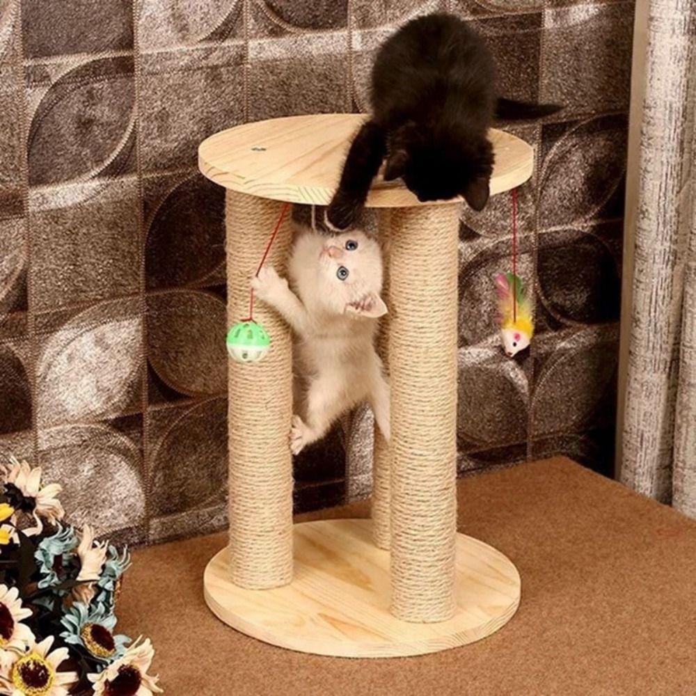 50M DIY Scratching Post Toy Rope Reusable Cat Climbing Frame Replacement Rope Paw Claw Protection