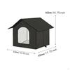 Outdoor Cat House ,Cat Bed, Easy To Assemble, Insulated Kitty Shelter Kitten Hideaway Tent