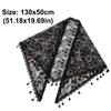 Vintage Lace Flower Hair Scarf Shawl Cute Triangle Head Scarf Bandanas for Women  Photography