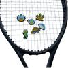 Amortiguador de Raquetas de Tenis de Silicona con Diseños de Océano de Dibujos Animados para Amortiguación de Vibraciones y Decoración Encantadora