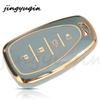 Jyq Tpu Auto Remote Car Key Case For Chevrolet Chevy Camaro Cruze Malibu Equinox Onix Spark Equinox Sonic Volt Protect Shell