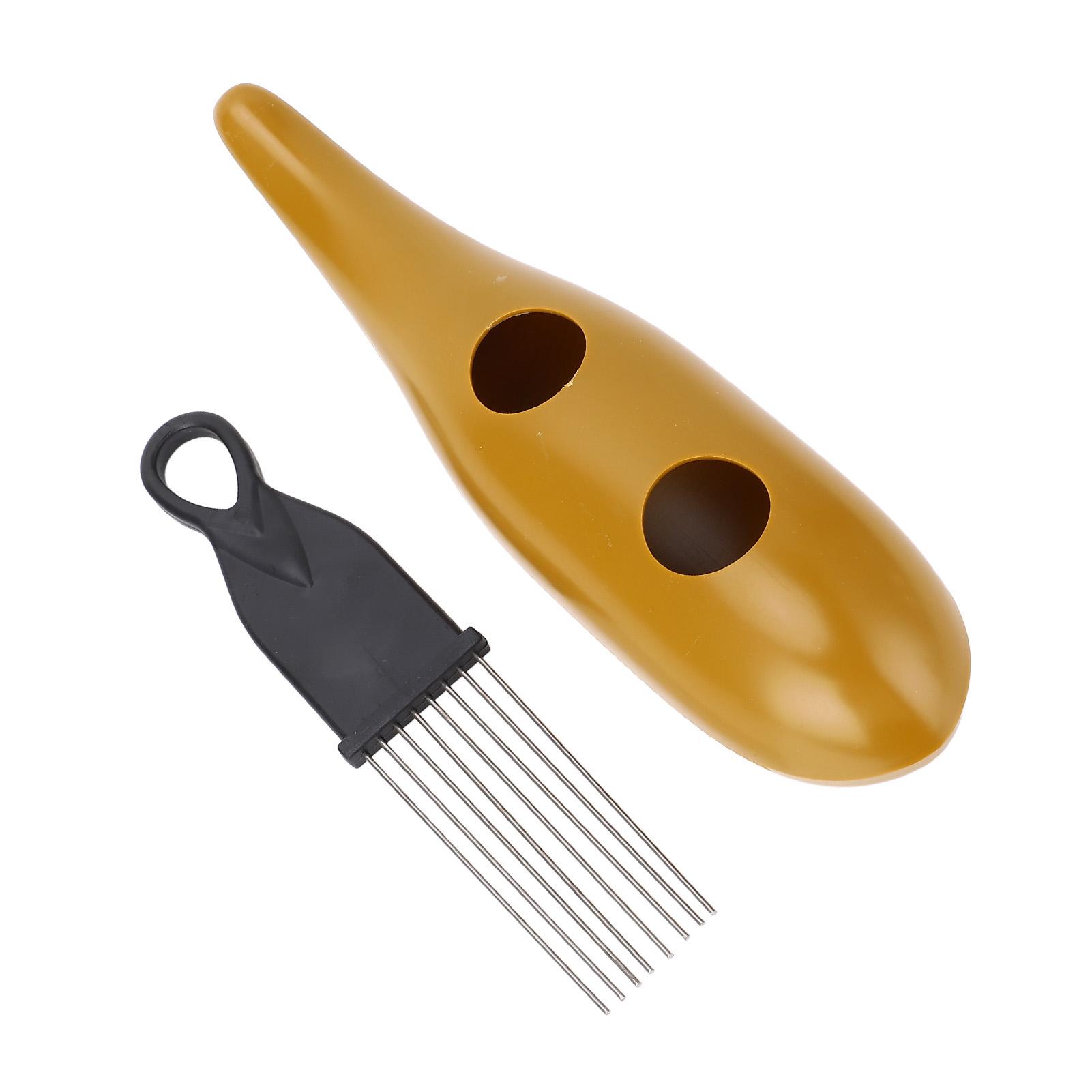 

Fish Shape Latin Instrument with Scraper ABS Guiro Percussion Instrument for Musical Training and Band Accompaniment