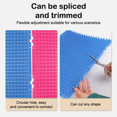 1/5Pcs Anti Cat Thorn Mat Anti Cat Net Outdoor Cat Repellent Mats Cat Deterrent Mats Isolation Cat Repellent Net Pet Supplies