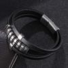 Trendy Charm Punk Rock Leather Bracelet Men Bangles Armband Jewelry Braided Rope Fashion Accessories