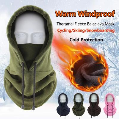 Modă Fleece Polar Femei Bărbați Balaclava Căciulă de Iarnă Căciuli Mai Cald Rezistentă la Vânt Față Completă Mască de Schi Căciuli Bărbați Bonete Eșarfe