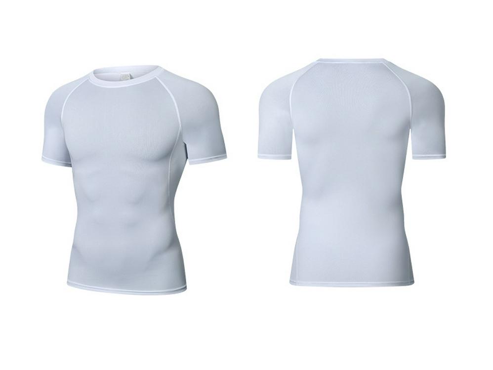 Elite Short Sleeve Basketball Compression Shirt - Breathable, Quick-Drying, Sweat-Wicking Fitness Base Layer