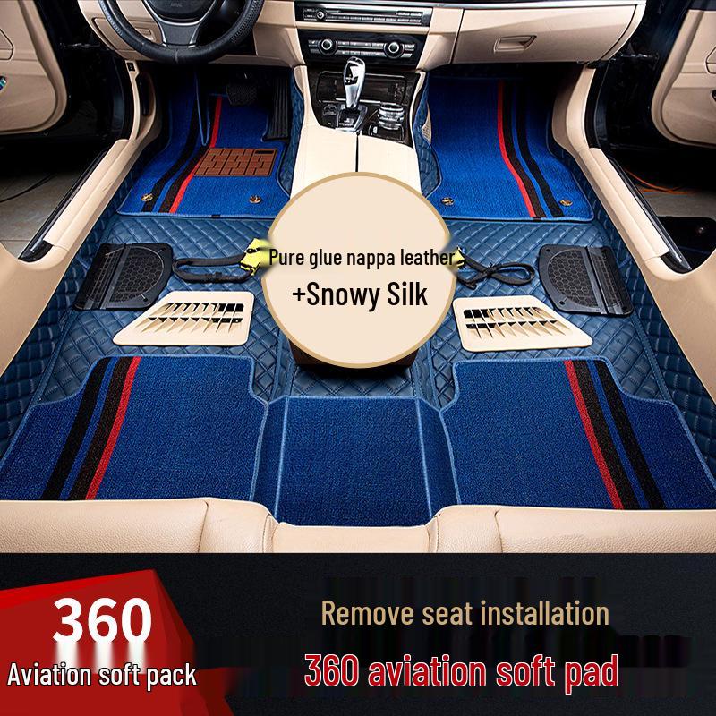 Compatible with Kaiyi Showjet Pro: 360° Aviation Soft Package Floor Mats, Easy Seat Installation & Disassembly