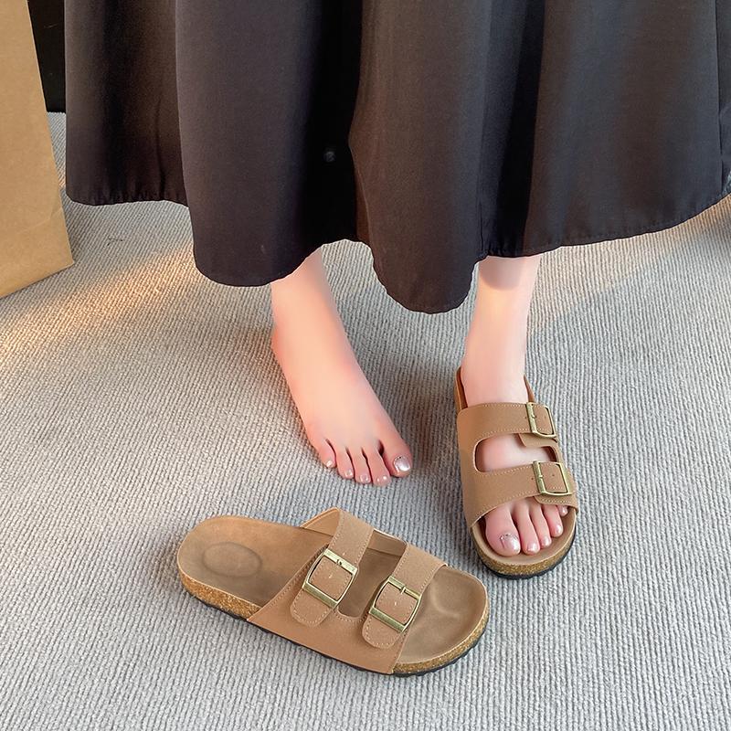 

Fashion Women s Fashion Slippers Thick-Soled Wear-Resistant Waterproof Anti-Slip Soft-Soled Comfortable Casual Beach Sandals 35 хаки