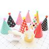 Colorful Party Cone Hats Polka Dot Birthday Crown Hat Birthday Hat Set  Birthday Photo Props