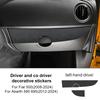 Oberes Wildleder für Abarth 595/695 2012-2024 Fiat 500 2008-2024 Aufkleber LHD RHD Auto Beifahrerbox Innenverkleidung Zubehör