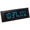Seiko Clock Tabletop Alarm Radio-controlled Digital AC Type Color LCD Series C3 01 Black Body Size BC406K
