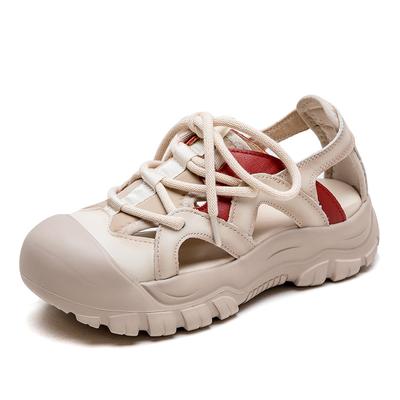 Sandali Donna 4CM Mocassini Intrecciati in Vera Pelle Moda Estiva Piattaforma Naturale Bassi Sneakers Chunky Slip-on Scarpe Vuote