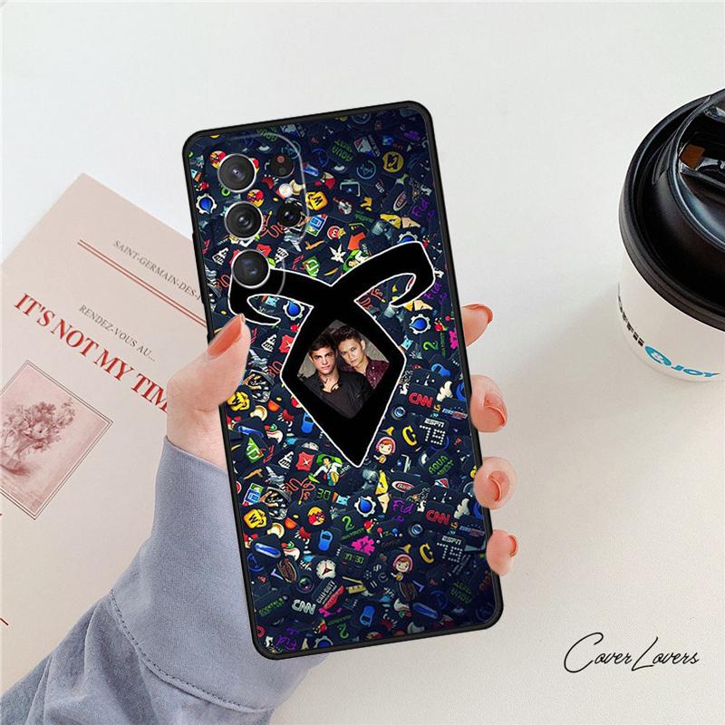 Shadowhunters Phone Case For Samsung Galaxy S24 S25 S23 S22 Ultra Note 10 20 Plus S20 S21 FE Cover
