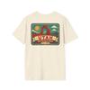 Utah Retro Travel Badge T-Shirt | Vintage Mid-Century Red Rock Arch Tee | UT Beehive State Souvenir Road Trip Gift