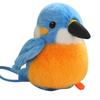 Parrot Crow Kingfisher Cute Bird Plush Toy Magnet Shoulder Play Home Decor Doll