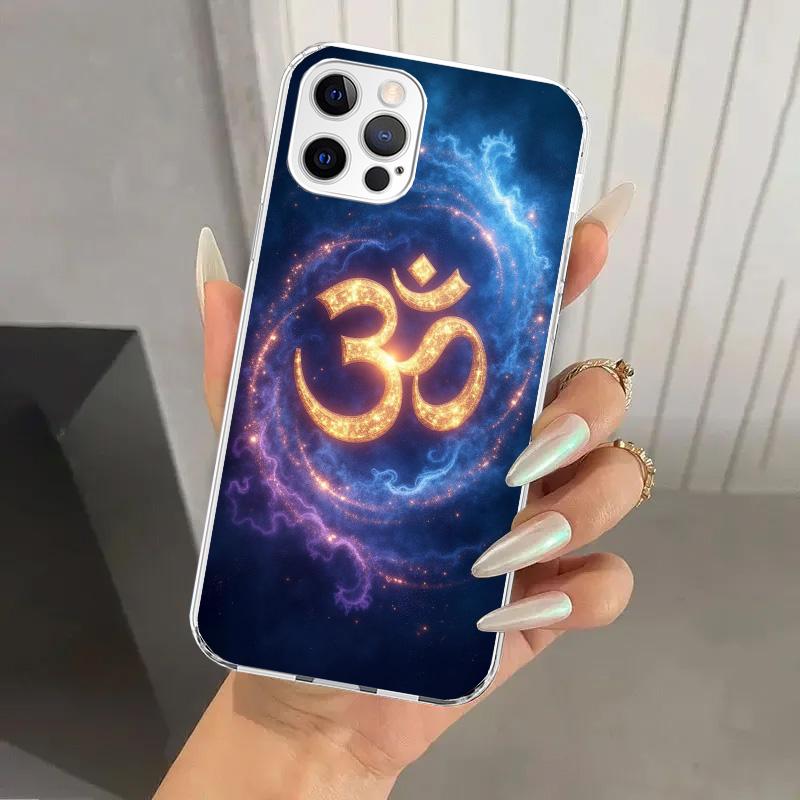 Mandala Chakra Insist Yoga Phone Case for Iphone 17 Air 16 15 Plus 14 13 Mini 12 11 Pro Max 16E 7 8 SE 2020 Soft Funda Print She