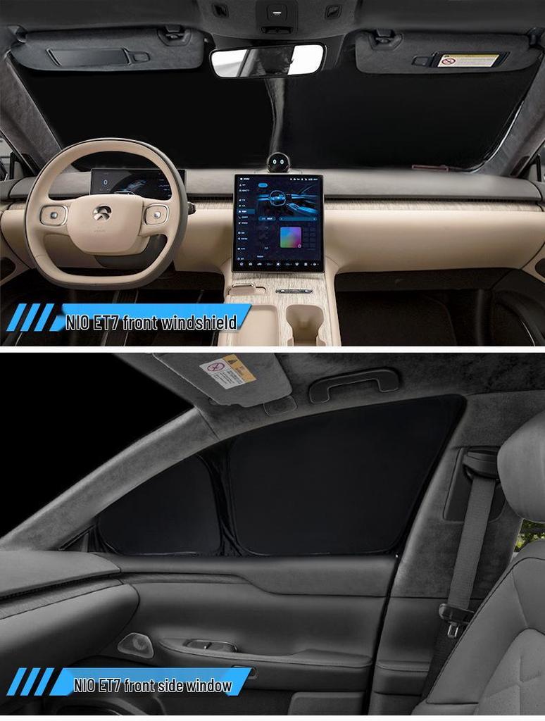 NIO ET7 Car Sunshade: Sunroof Heat Insulation & Anti-Peeping Modification Supplies