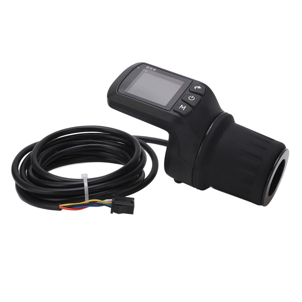 Electric Bike Meter Kit ABS LCD Display Panel Half Handle Grip and 5P Common Wire 24V 36V 48V 60V