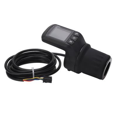 Electric Bike Meter Kit ABS LCD Display Panel Half Handle Grip and 5P Common Wire 24V 36V 48V 60V