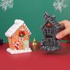 New Gingerbread Man Small House Christmas Small House Decorations Gingerbread Man House Landscape Ornaments Xmas Gift