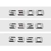 Car Tail Box Letters Stickers 3D Rear Trunk Badge Emblem Decal for Mercedes Benz S55 S63 S200 S220 S250 S260 S300 S320 S350