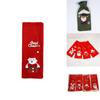 Vibrant Christmas Santa Wine Bottle Bag Cover For A Joyful Holiday Celebration